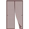 DOGUO Anti Zanzare Autoadesivo Rete Tenda 170 x 300 cm Traspirante Tenda Zanzariere Installare Senza Fori Zanzariera Finestra Magnetica Zanzariera Porta Finestra, Marrone
