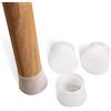 None Brand 16Pcs Silicone Chair Leg Protectors, Round & Square Furniture Feet Cover Anti-Slip Prevents Scratches and Noise