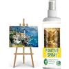 fayarrd Fissativo Spray per Arte - 100ml Asciugatura Rapida Anti-Sbavature Copertura Fissante - Fissativo per Pastelli a Olio - per Guazzo Acrilici Carta da Parati Arte Craft Oli Carboncino