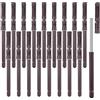 LiYiJiKeJi 18 Pz Staffe per Mensole Pesanti, Reggimensola Carichi Pesanti Galleggianti, Staffa per Mensola Invisibili, Perni per Mensole regolabili personalizzati fai da te, design viti, 109 kg,Ø10 x 100 mm