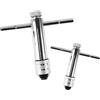 Gxwcyi 2 Pezzi Giramaschi a Cricchetto M3-M8/M5-M12, Filettatrice Manuale in Acciaio Legato, 83MM*100MM/106MM*120MM Maschi per Filettatura