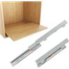 Copgge Sottopiano cassetto scorrevole montaggio inferiore estraibile mensola scorrevole estensione completa Soft Close Base Mount Slide Out cassetto binario binario scorrevole per vassoio armadio cucina