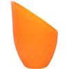 LALAFINA Paralume per Lampada da Tavolo in Plastica Arancione, Paralume Piccolo Decorativo Foro Centrale 30mm, Coprilampada Leggero per Soggiorno, Camera da Letto e Ufficio