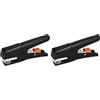 Amazon Basics Cucitrice a pinza, modello a mano, comoda da usare, 25 pagine, Nero (Confezione da 2)
