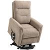 SHIITO | Poltrona Relax Elettrico Power Lift | Massimo Relax e Comfort | Modello Argos - Beige | 110 x 92 x 78 cm