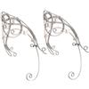 BESPORTBLE 2 Pezzi Ear Cuff da Donna in Rame, Orecchini a Clip a Forma di Orecchio, Leggeri e Comodi, per Cosplay e Costume a Tema