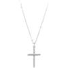 Generic LXGGUC Accessori ragazze 925 Sterling Silver Tiny and Men, vintage Sideways Danty per donne, regalo di compleanno della collana a croce