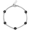 Brosway Bracciale Donna, Bracciale Rigido in Argento e Mystery Black | Collezione Fancy - FMB04