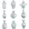 VANZACK 9pezzi Miniature Vasi Fiori Decorazioni Micro Paesaggio Vasi Antichi Accessori Case Bambole Simulazione Miniatura Artigianato Porcellana Misto