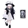niannyyhouse Bambola snodata a sfera 1/8 BJD, serie Unspoken Collection Girl, con vestiti, action figure da collezione da vestire, scatola singola (Un cielo nebbioso - 1PC)