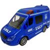 Generico Ambulanza Giocattolo con Luci Suoni Sirene Porte Apribili Movimento Frizione Camion Pompieri Luci e Suoni Luce Lampeggianti Camion Polizia Furgone Veicolo di Emergenza Pronto Intervento (POLIZIA)