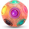 Vdealen Magic Rainbow Ball Palla Magica Palla Antistress Puzzle Arcobaleno Magico Palla da Gioco Giocattoli per Bambini Adolescenti e Adulti Rompicapo per Lo Sviluppo di Abilità