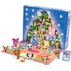 BANDAI Littlest Pet Shop - Calendario dell'Avvento dei Pet Shop - 8 Pet Shop e 16 accessori - Calendario 24 giorni di Natale - Mini-figure animali - Giocattolo per bambini dai 4 anni in su - BF00609
