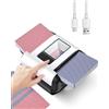 QUICARD Mixer per carte a basso rumore e ricaricabile per 2 set di carte, 2000 mAh, miscelatore elettrico automatico per giochi di carte, Texas Hold'em, poker, giochi di carte domestiche, blackjack