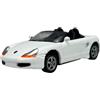 Generisch Welly modello auto compatibile con Porsche Boxster bianco 5 porte FD 2007-2012 ca 1/60-1/64 1:60 nuovo modello auto 7 cm
