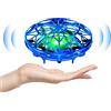 Kizmyee UFO Mini Drone, Drone per Bambini Giocattoli Sensore di Mano Quadcopter Infrarossi Induzione Giocattolo Volante Regali per Ragazzi Ragazze Indoor Aerei Esterni per Bambini Principiante