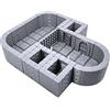 EnderToys Bloccaggio Dungeon Piastrelle - Prigione e Holding Cells, verniciabile 3D stampato da tavolo gioco di ruolo paesaggio terreno per 28 mm miniature