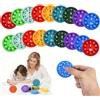 UHETLET 18 Pezzi Fidget Spinner Matematica Spinner Matematico per l'Apprendimento Giocattoli Fidget Addizione Sottrazione Moltiplicazione e Divisione