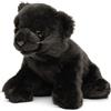 Uni-Toys - Pantera nera, seduta - 25 cm (lunghezza) - Peluche selvatico - Peluche