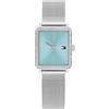 Tommy Hilfiger Orologio Con Movimento Al Quarzo A Due Lancette da Donna con Cinturino in Maglia Metallica in Acciaio Inossidabile Argentato - 1782789, Blue