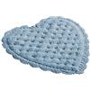BIANCHERIAWEB Tappeto Bagno Doccia Spugna Tappetino Assorbente Cotone Pelo Corto MOD. Giulietta Giulietta Azzurro