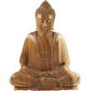 GURU SHOP Guru-Shop Buddha di Legno, Statua di Buddha, Fatto a Mano 27 cm, Dhyana Mudra - Design 10, Marrone, Buddha