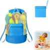 RCYHCY Borsa Porta Giochi Spiaggia Grande e Pieghevole, Borsa a Rete da Spiaggia Riutilizzabile per Bambini, Rete Porta Giochi Spiaggia, Per Vacanze in famiglia, Viaggi, Nuoto, Giocattoli