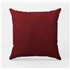 Cieffepi Home Collections art. CAMOSCIO - Cuscino Arredo in tessuto scamosciato (50x50, Rosso)