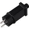 HpLive Alimentatore di rete LED da 4,5 V, per interni ed esterni, IP44, impermeabile, trasformatore natalizio, 1 A, 4,5 W, per illuminazione natalizia (1 pezzo)