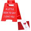 DYSWTUE Regali di San Valentino, con la Scritta Romantica Ti Amo, Regali Divertenti e Sinceri per Lei e per Lui, Decorazione da Scrivania, Adatti per Anniversario, Matrimonio, Compleanno