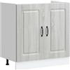 vidaXL Mobile Base lavello Kalmar Grigio Sonoma 80x46x81,5 cm, Mobile Base Cucina, lavello Cucina Mobile Base, lavello Base