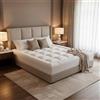 Pro Home Coprimaterasso per letto matrimoniale da 1400 g/m², extra spesso, ipoallergenico, resistente, per letto matrimoniale, con morbida imbottitura in microfibra, traspirante e lavabile, trapuntato