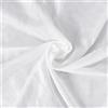 BENECREAT Tessuto in organza di seta da 1 m, larghezza 1,4 m, bianco puro, tessuto di organza di seta di gelso per abiti da sposa, moda, artigianato, decorazioni