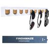 FINDAMAZE Porta Occhiali Multiplo - Organizzatore per Occhiali da Sole in Legno Porta Occhiali da Sole,Espositore per Occhiali,Decorazione per La Casa(Bianco-1 pz-Lungo)