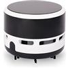 FineInno Mini Aspirapolvere Portatili Aspirapolvere da Tavolo Nero Aspirapolvere da Tavolo Crumb Vacuum Cleaner Aspirapolvere Senza Fili per PC, Tastiera, Desktop, Coriandoli, Trucioli di Gomma