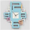 Giallobus - Orologio Bilay - Axia - Legno Mdf - Premium 25,5x30 - - 02 - Fischer - Artigianale Made in Italy - Silenzioso - Idea regalo - Moderni doppio livello