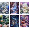 Mupmod Set di 6 quadri per diamond painting fai da te per adulti, soggiorno, camera da letto, ufficio, ingresso, decorazione