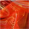 SMTCM - Tessuto in organza iridescente arancione-rosso 8m*150cm, tessuto in organza a gradiente, pizzo, magico, luminoso, nastro di tessuto, stoffe colorate e trasparenti per cucito, tulle, tessuto