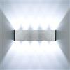 KAWELL HAWEE 20W Moderno LED Applique da Parete Alluminio LED Lampada da Muro | Interno Lampada da Parete, per Camera da Letto Scale Corridoio Soggiorno KTV