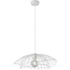 LuceArt Sospensione Contemporanea In Metallo Bianco 1 Luce E27