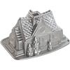 Nordic Ware NordicWare 83948 Stampo Casetta Pan di Zenzero, Alluminio Pressofuso, Argento, 20.003 x 26.035 x 13.3 cm