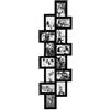 SPRINGOS Cornice multipla bianca da parete per 14 foto | Cornice versatile con montaggio orizzontale o verticale per esporre foto 10x15 cm con stile in casa