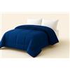 Corredocasa Piumone Invernale Lato Flanellato e Lato Agnellato Morbido e Caldo - Trapunta Letto Matrimoniale o Singolo - Piumino Lavabile - Morbidezza e Comfort per l'Inverno (Blu, 250x260)