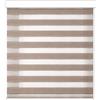 CLAUDIA HOME Tenda a Rullo per Interni Doppio Strato con Cassonetto e Catenella, Adatto a Finestra/Porta Finestra, Regolazione Luce e Privacy (Tortora001, 140x300)