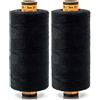 AMANN Filo da cucito - Spessore 120 - 2 coni a 1000 m - 100% poliestere - filo - con macchina da cucire domestica e macchina da cucire industriale