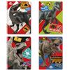 Jurassic World - licenza ufficiale - 12 Quaderni scuola - formato A4 - Rigatura B con margine - Set convenienza - per terza quarta e quinta elementare, Carta 80 grammi - grafiche miste