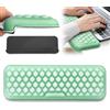 YNNHUDEEP Poggiapolsi a forma di L con tastiera in memory foam, poggiapolsi ergonomico per ufficio, home office e gaming, design segmentato