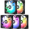 TR TL-C12C-S X5 CPU Air Fan 120mm ARGB Case Cooler Fan, Ventilatore per computer silenzioso PWM con cuscinetto S-FDB, Ventola di raffreddamento velocità fino a 1550 rpm