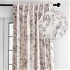 Maison d' Hermine Maison d'Hermine, Tende per soggiorno, 100% cotone, lunghezza 243,8 cm, un pannello, filtrano la luce, tende in tessuto Toile per camera da letto, con tasche per asta e passante, tende (Jouy Paradise