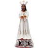 DRW Statuetta Cristo Cautivo Resina in Scatola in PVC con la Storia, Bianco, 10 cm Altezza
